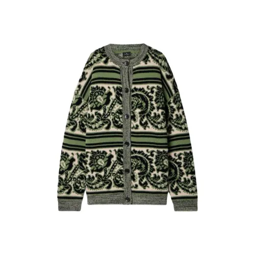 ETRO Зеленый-черный Женская трикотажная одежда
