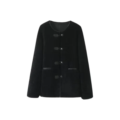 SINBOS Shearling Fur Coat Women's