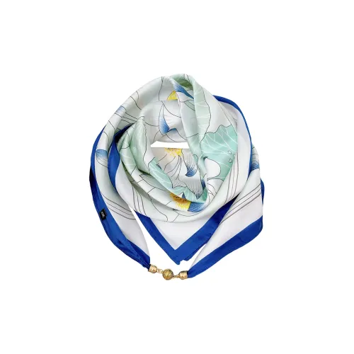 YOUYOULAN Шарфы из искусственного шелка для женщин