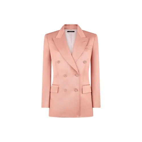 TOM FORD SS24 Бизнес-костюм Пальто Женское Красное