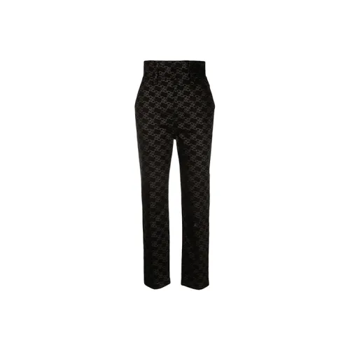 FENDI Черные Женские Повседневные Брюки