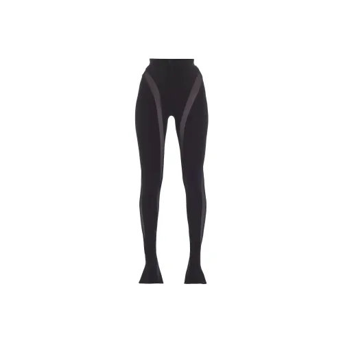 Mugler SS24 Повседневные брюки Женские Черный
