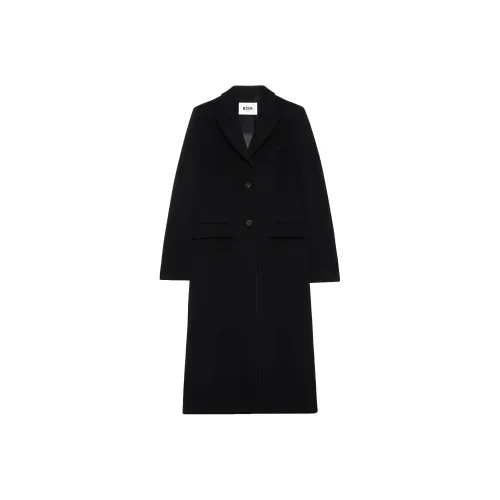 MSGM Черное Женское Пальто