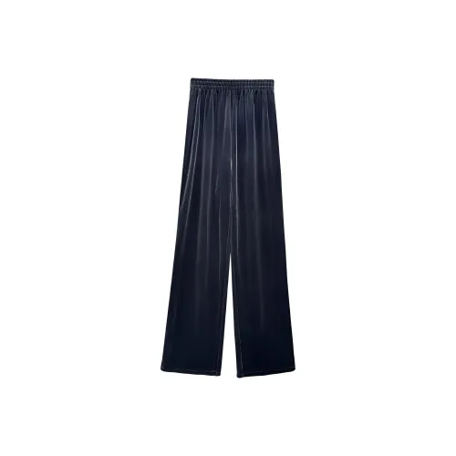 Lulupeach Повседневные брюки Женские Синий Серый