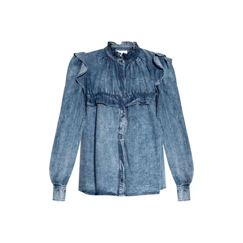 ISABEL MARANT ETOILE SS24 Denim Jacket Женская Blue