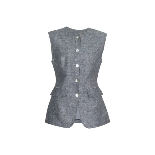 ROEYSHOUSE Жилет Куртка Женская Серый