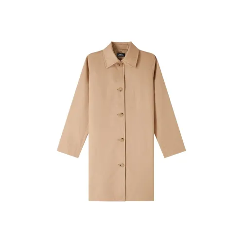 A.P.C Бежевое Женское Пальто