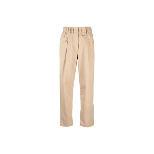 Brunello Cucinelli Хаки Женские Повседневные Брюки