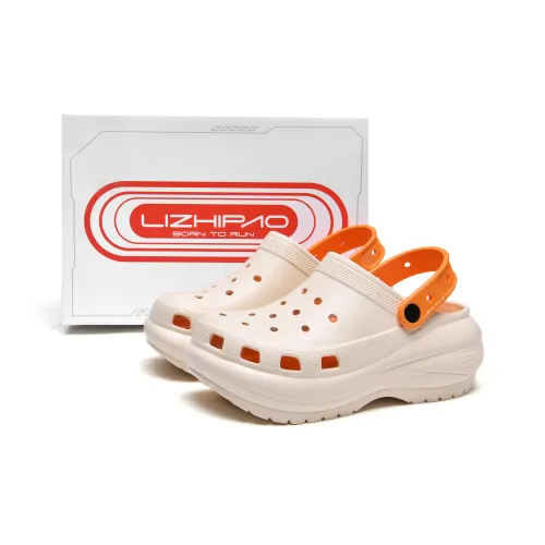 LIZHIPAO Сабо Женские Бежево-оранжевый
