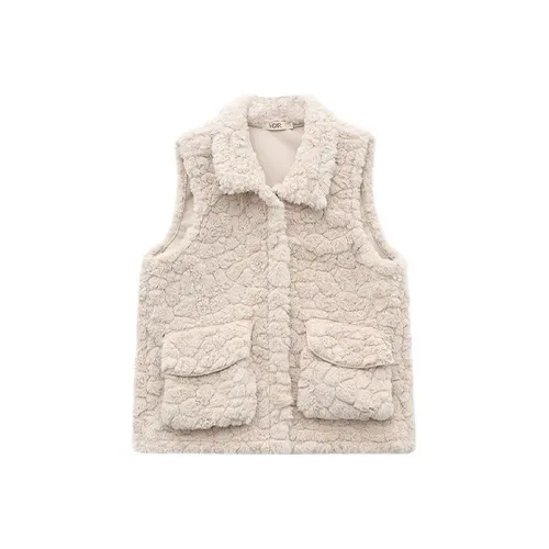 Han Chao Attacked People Жилет Женские Молочно-чайный абрикосовый