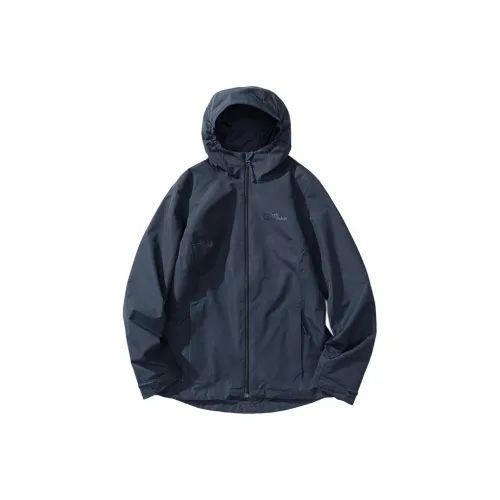 Jack Wolfskin Водонепроницаемый Ветрозащитный And Дышащий Ветровка Женские Королевский синий Европейская версия