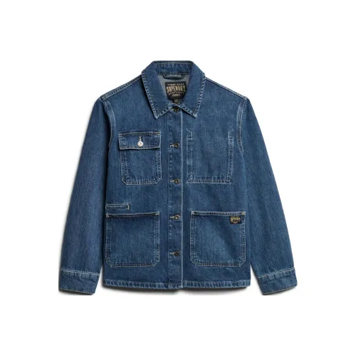 SUPERDRY Denim Jacket Women's Blue