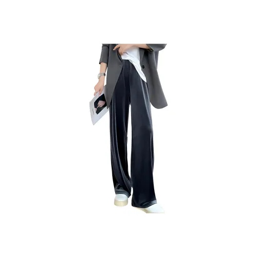 Lulupeach Повседневные брюки Женские Синий Серый