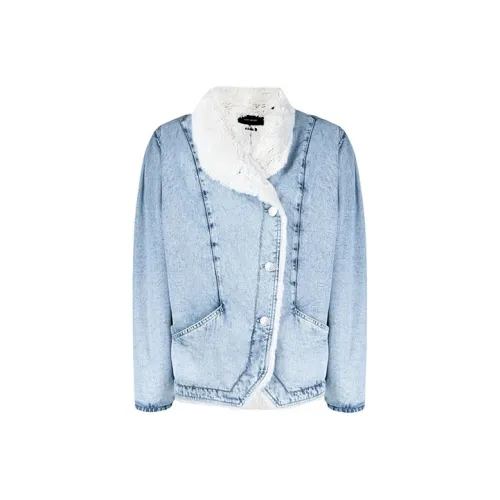ISABEL MARANT Синие Женские Джинсовые Куртки