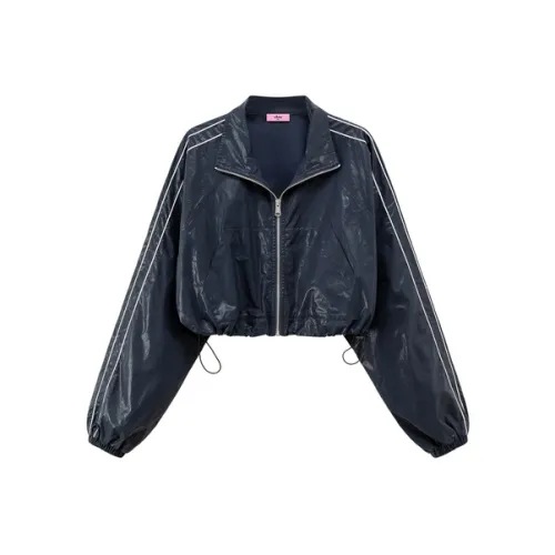 CHUU Cropped Jacket Женская Темно-синий