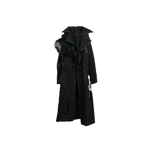 Non Allergic Тренчкот Женский Черный