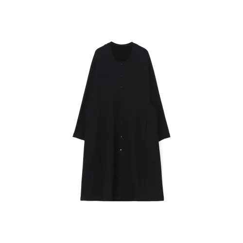 Yohji Yamamoto Черное Женское Пальто