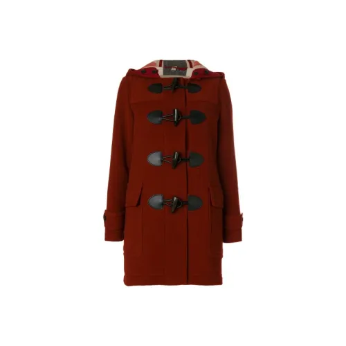 Burberry FW21 Хлопковый пуховик женский многоцветный красный