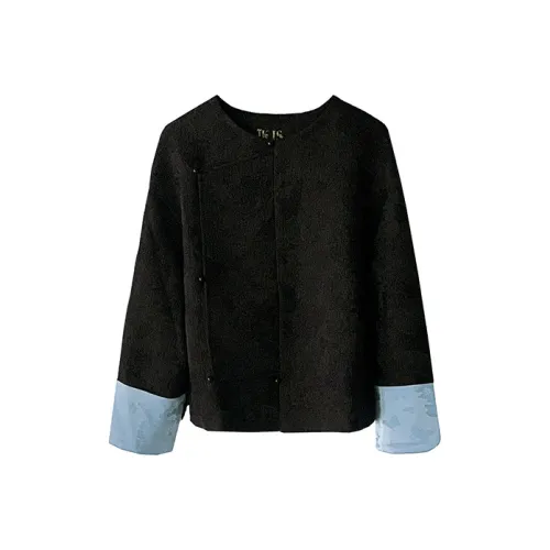 JK JS Cropped Coat Women's Pine Smoke Color