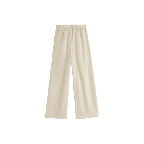 Inman Повседневные брюки Женские Бежевый цвет с узором "груша"