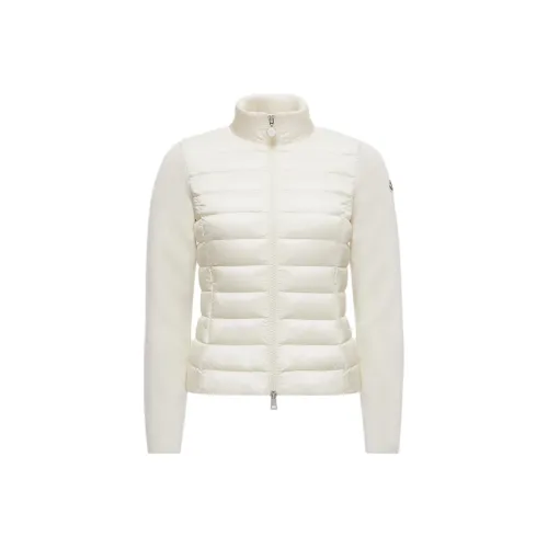 MONCLER Пуховик Женский Белый