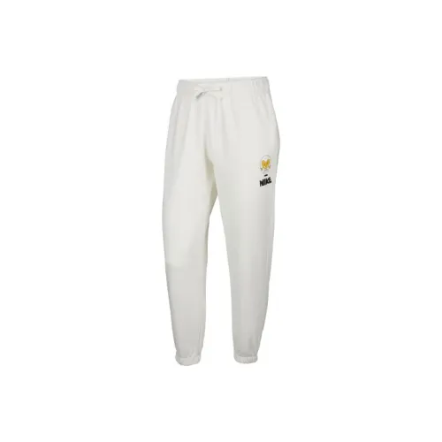 NIKE Белые Женские Вязаные Тренировочные Брюки