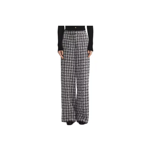 KARL LAGERFELD Повседневные брюки Женские Черный Белый