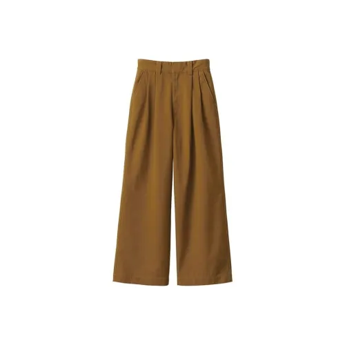 Muji Женские Повседневные Брюки