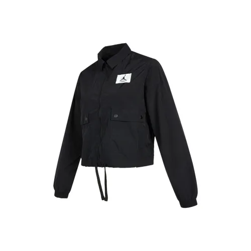 JORDAN Essentials Черное Женское Короткое Пальто