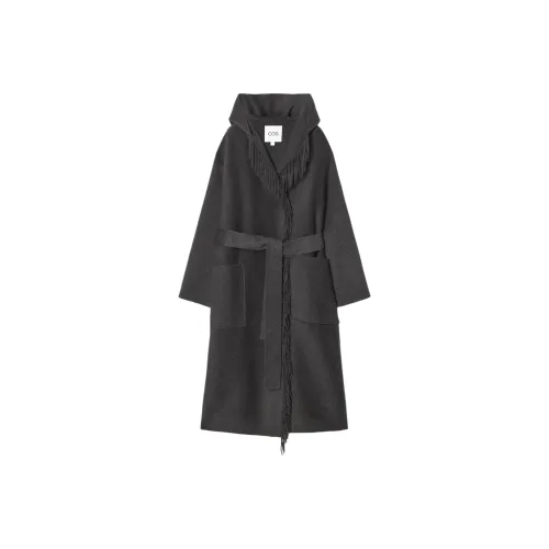 COS Темно-серое Женское Пальто