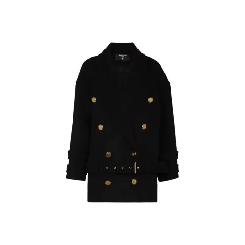 BALMAIN Черные Женские Бархатные Куртки