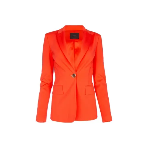 PINKO Бизнес Костюм Пальто Женское Герань Оранжевый