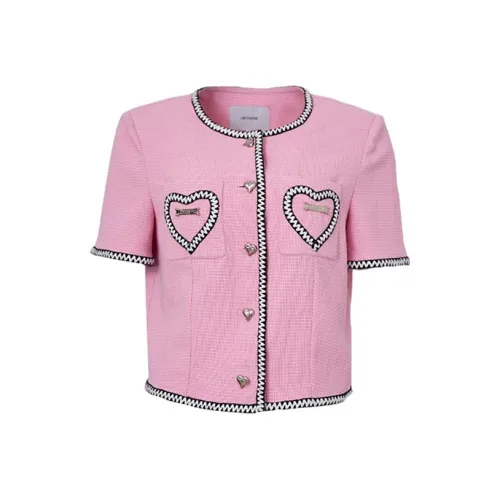 LOFT SHINE Розовое женское короткое пальто