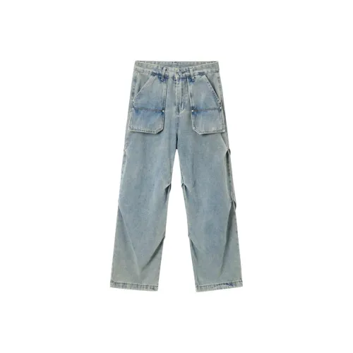 EVBD Синие Унисекс Джинсы