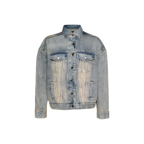 NASTY GAL The Деним OVERSIZED Куртка Деним Куртка Женская Светло-Синяя