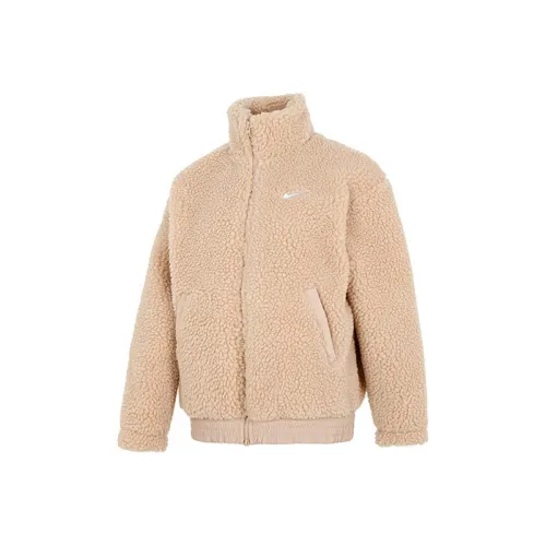 NIKE Ротангово-желтый Женские бархатные куртки