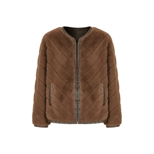 JZ. ANNAKRO Коричневое Женское Пальто