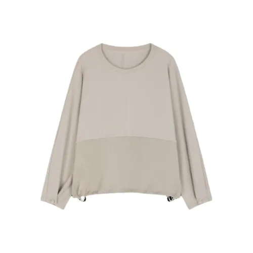 IHIMI Толстовка Женская Серый Бежевый