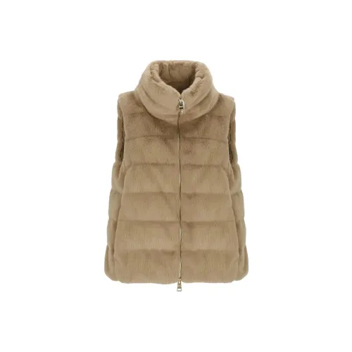 HERNO Светло-янтарный Женские Жилеты