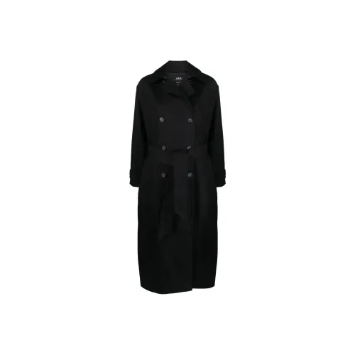 A.P.C Тренчкот Женский Черный