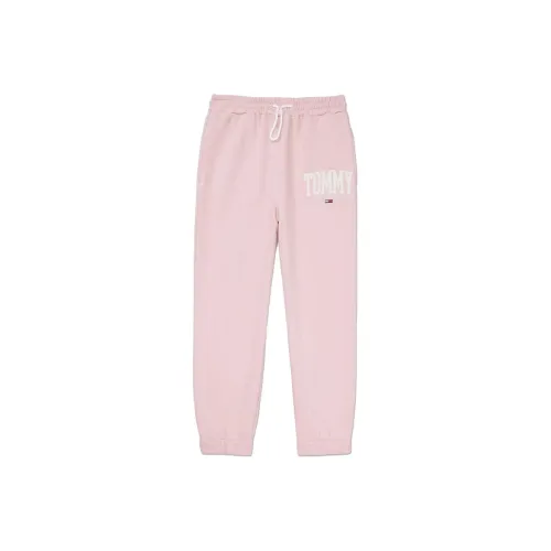 Tommy Hilfiger FW23 Collegiate Sweatpant Bottoms Broadway Pink Casual Pants Women's Pink
