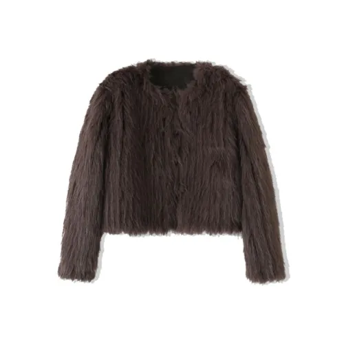 NORA.LOU Вельвет Feel Куртка Женская Серый Кофейный