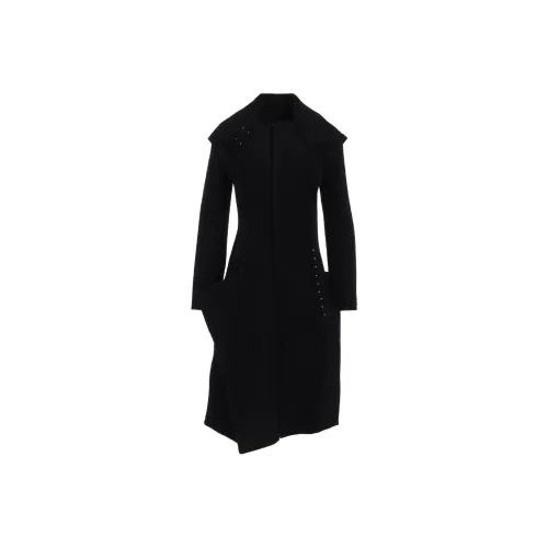 Yohji Yamamoto Черное Женское Пальто
