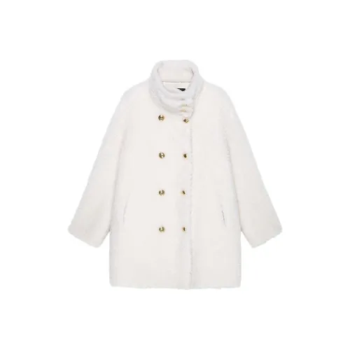 DKNY Белое Женское Пальто