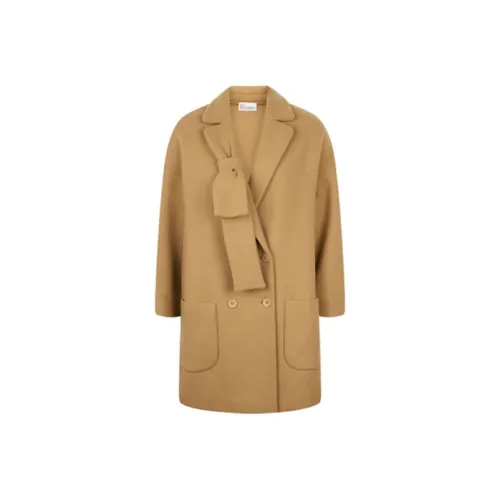 RED VALENTINO Верблюжий Женские Бархатные Куртки