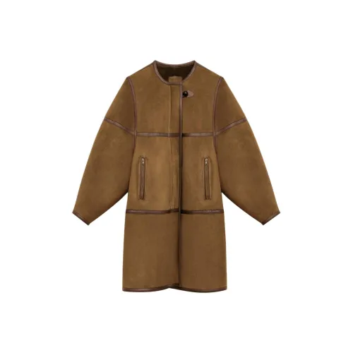 ISABEL MARANT Бронза Женское Пальто