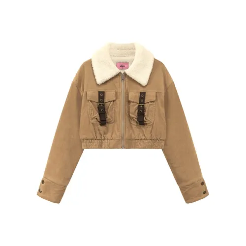 CHUU Khaki Женское короткое пальто