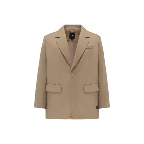 LI NING 1990 Commuter Series Бизнес-костюм Женский Светлый Каштановый Коричневый