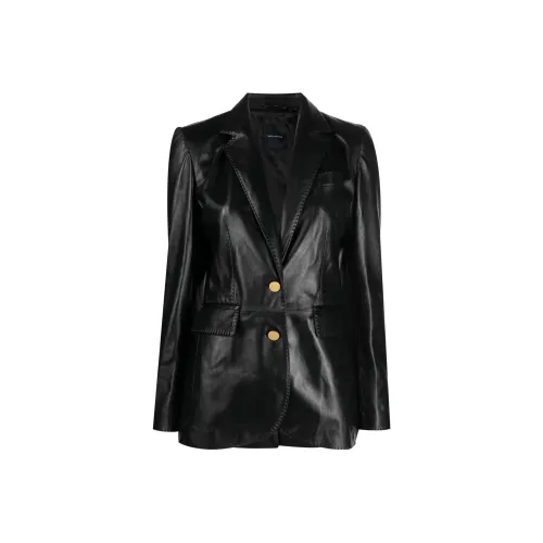 Tagliatore Черные Женские Кожаные Куртки