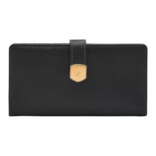 FOSSIL Кожа Кошелек Женские Черный